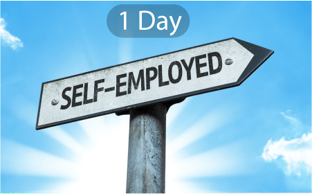 1 day self employed mortgage