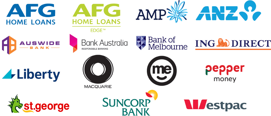 The lenders our best Brisbane Mortgage and Finance Brokers can use for loans.